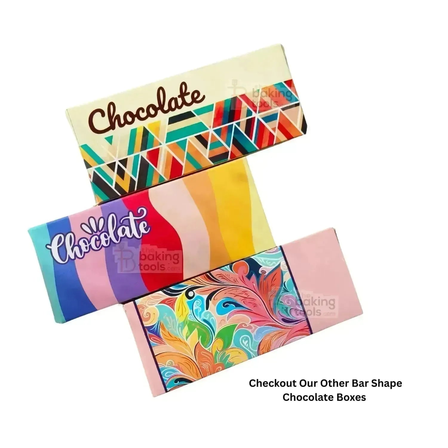 Chocolate Bar Box - 003 (Pack of 10 Pcs) - (1635 C) - thebakingtools.com